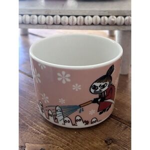 Moomin Microwave Food Stocker Container 3.5" Cup No No Lid Witch Ghost JAPAN